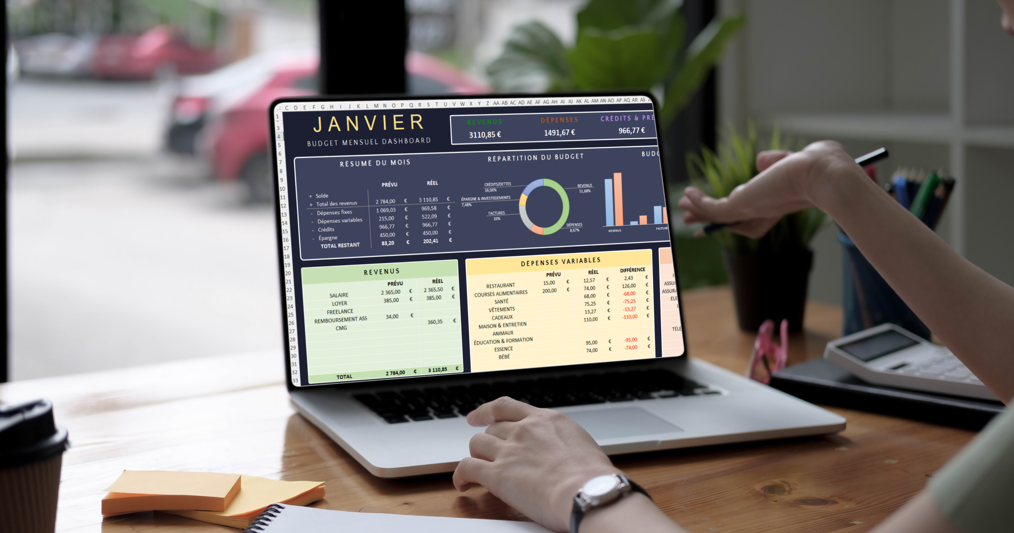 Suivi de Budget Mensuel & Annuel – Image 2